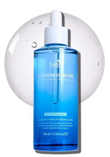 La'Dor Wonder Hair Oil Anti Frizz Leave-In Lightweight Protein Coditioner - Squalane Argan Avocado Oil For Dry Static Damaged Bleached Hair Defrizz Heat Protectant Treatment 3.3 Fl Oz Lador Korean