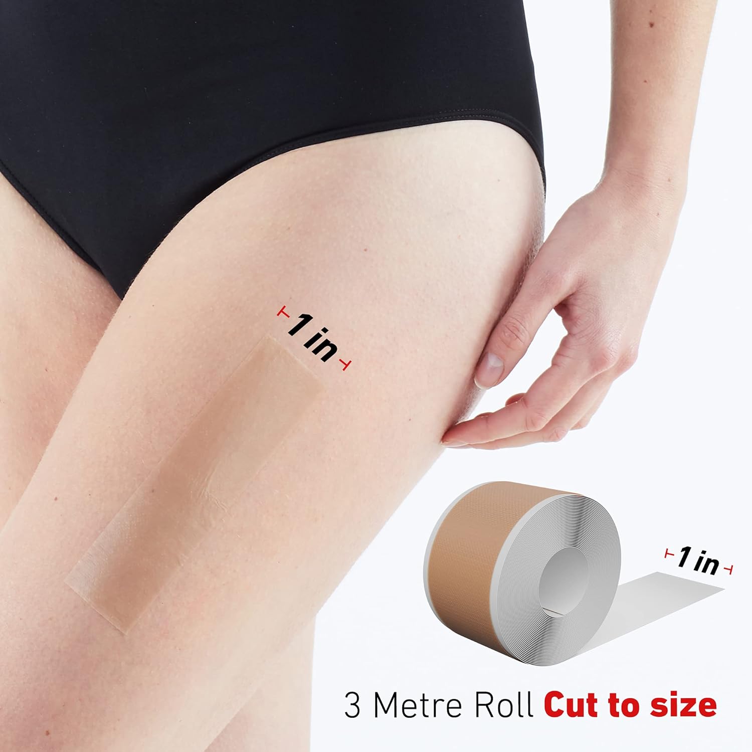 Neo-G Opti-Heal Silicone Medical Tape For Wound Care – Medical Surgical Tape Sensitive Skin For Fixation Of Wound Dressings, Bandages, Medical Devices - Adhesive First Aid Tape Roll -1 Inch X 3.3 Yd : Health & Household