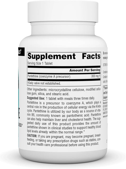 Source Naturals Pantethine 300Mg - 90 Tablets