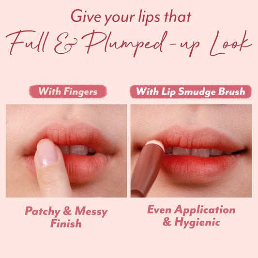 I'M Meme Tool - Lip Smudge Brush | With Cap, Reusable, Multi-Purpose Makeup Blending Applicator, Travel Size, Versatile, 1 Count