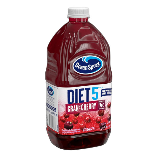 Ocean Spray® Diet Cran-Cherry® Cranberry Cherry Juice Drink, 64 Fl Oz Bottle (Pack of 1)