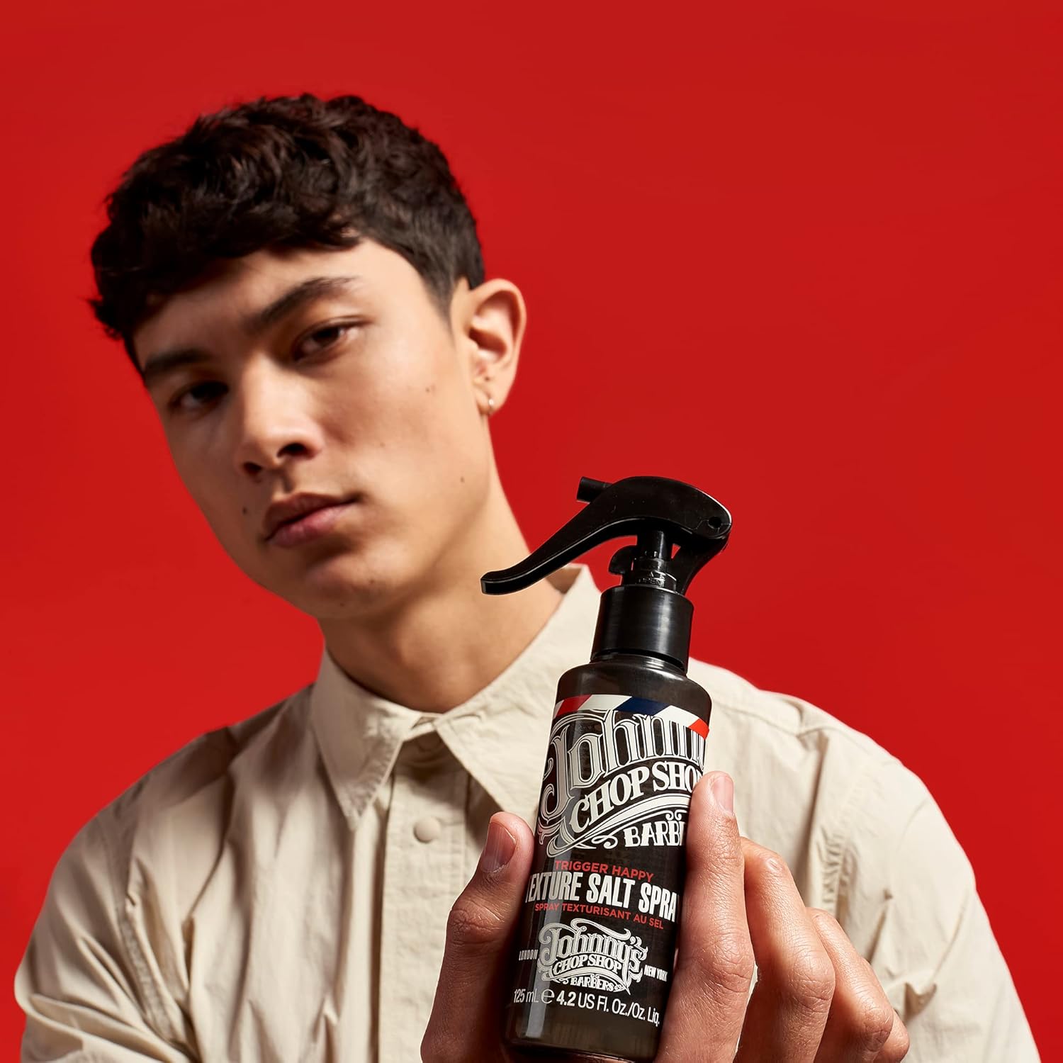 Johnny's Chop Shop - Trigger Happy Texturising Sea Salt Spray, Hair Styling for Men 125ml (Pack of 1) : Amazon.co.uk: Beauty