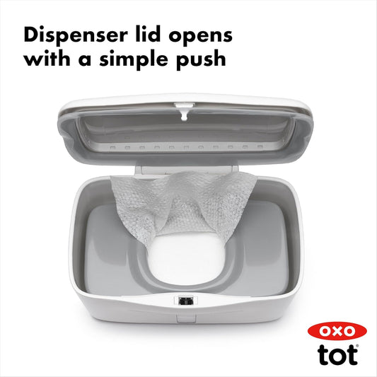 Oxo Tot Perfect Pull Wipes Dispenser - Gray, 1 Count (Pack Of 1)