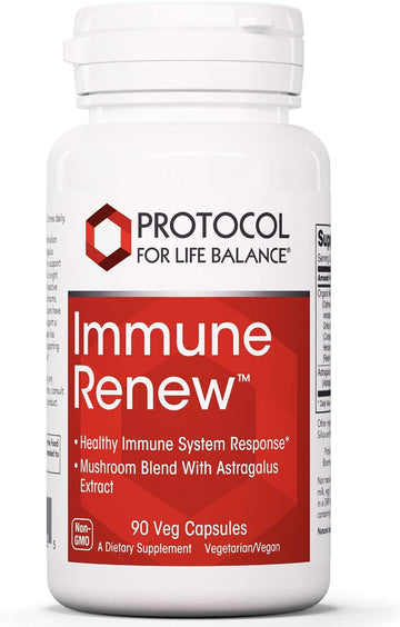 Protocol Mycel Immune Plus - Immune Support Mushroom Supplement - 8 Mushrooms - 90 Veg Caps