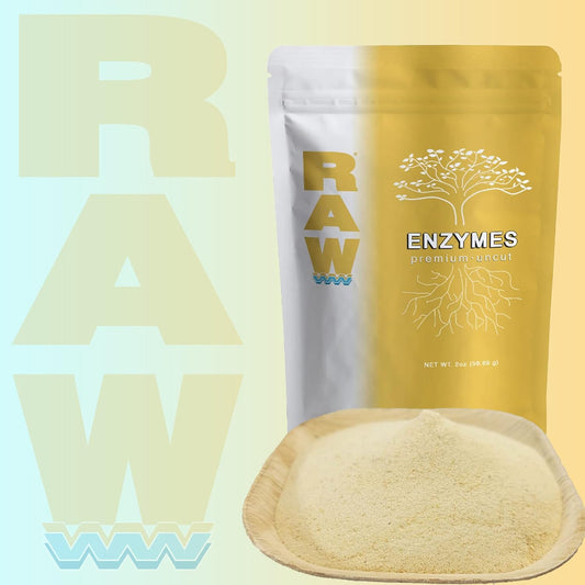 Raw Enzymes 2Oz - Potent Plant Enzyme Blend For Enhanced Nutrient Uptake And Healthy Root Development