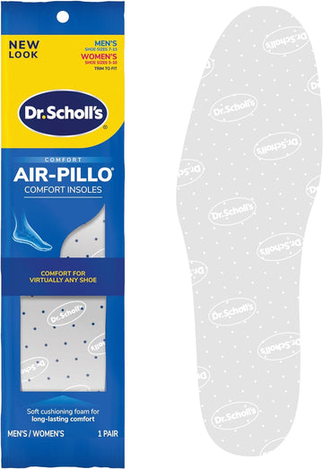 Dr. Scholl's AIR-PILLO Insoles // Ultra-Soft Cushioning and Lasting Comfort with Two Layers of Foam that Fit in Any Shoe - One pair