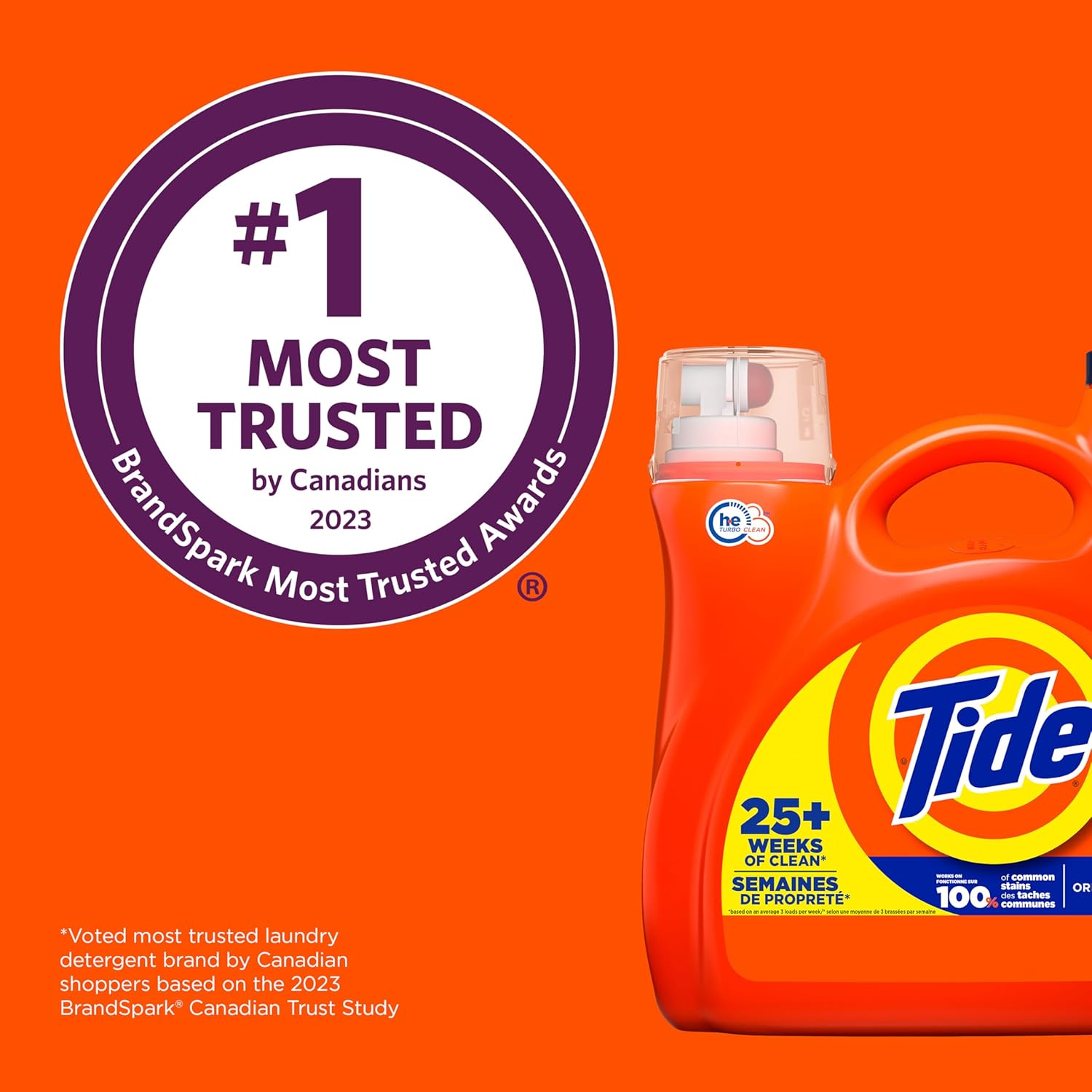 Tide Laundry Detergent Liquid, Original Scent, HE Compatible, 100 Loads, 132 fl oz Laundry Soap (Packaging May Vary) : Health & Household