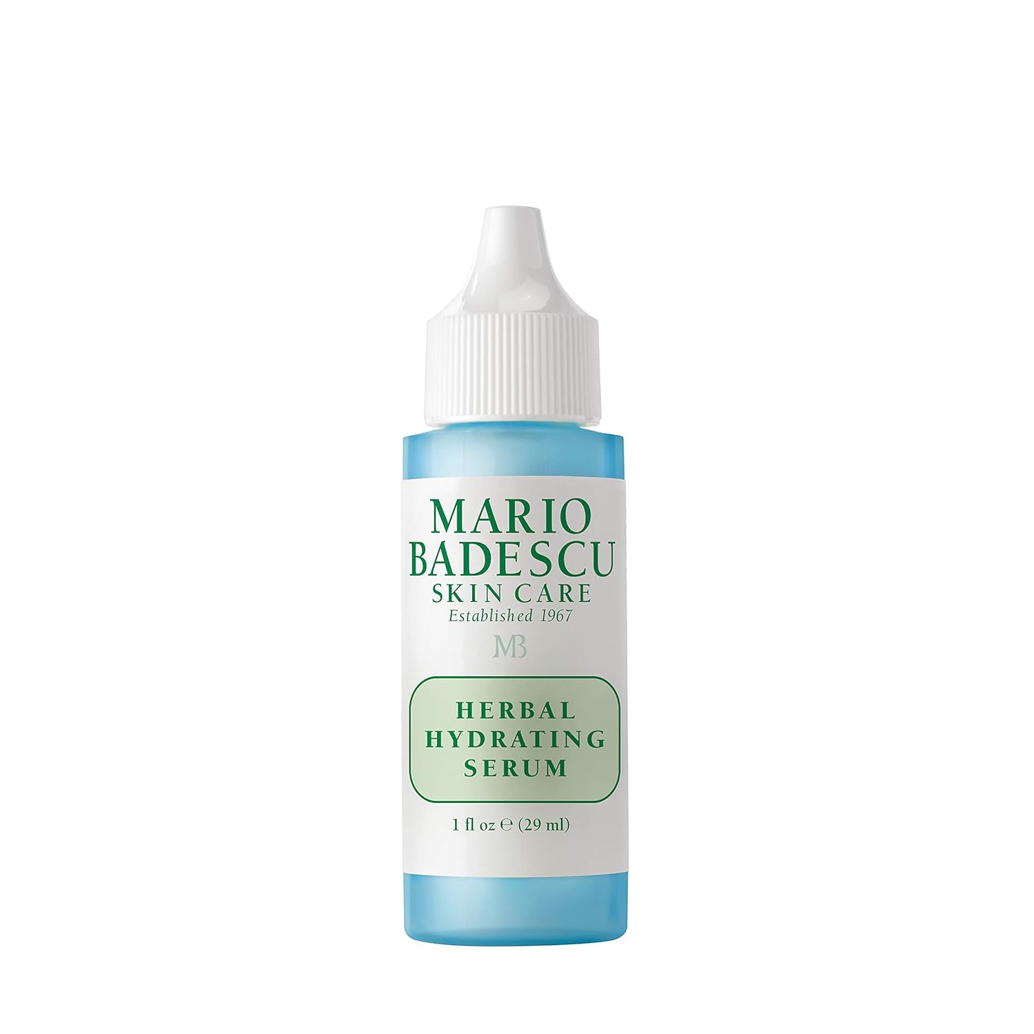 Mario Badescu Herbal Hydrating Serum For All Skin Types |Oil Free Serum That Leaves Skin Supple |Formulated With Ceramides & Gingko Extract| 1 Fl Oz