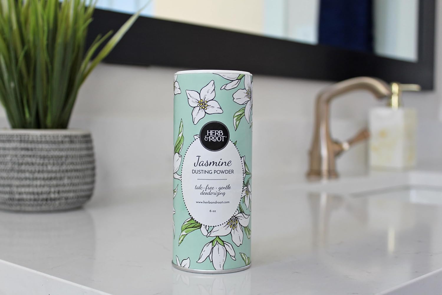 Jasmine Talc Free Dusting Powders Made With Arrowroot, Soothing Oats, Zinc, And Magnesium. Free Of Baking Soda. For Chafing, Deodorizing, Sweating