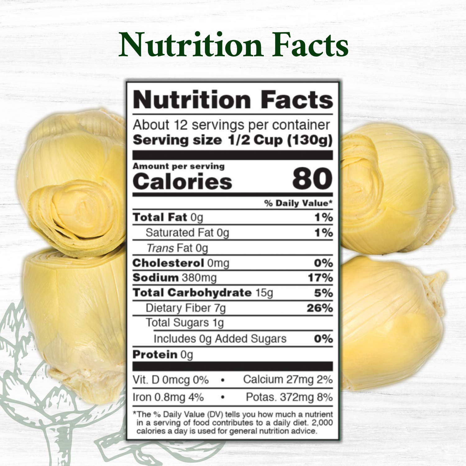 Roland Foods Whole Extra Large Artichoke Hearts, 25-30 Count, 5 Lb 8 Oz Can