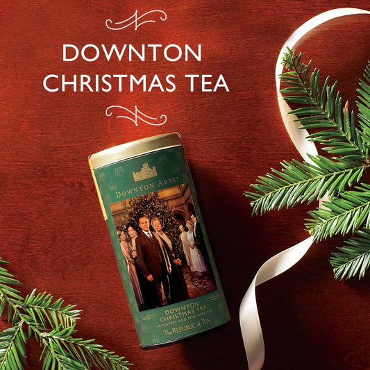 The Republic Of Tea – Downton Abbey Christmas Tea, Cranberry And Pine Herb Tea, 36 Tea Bags