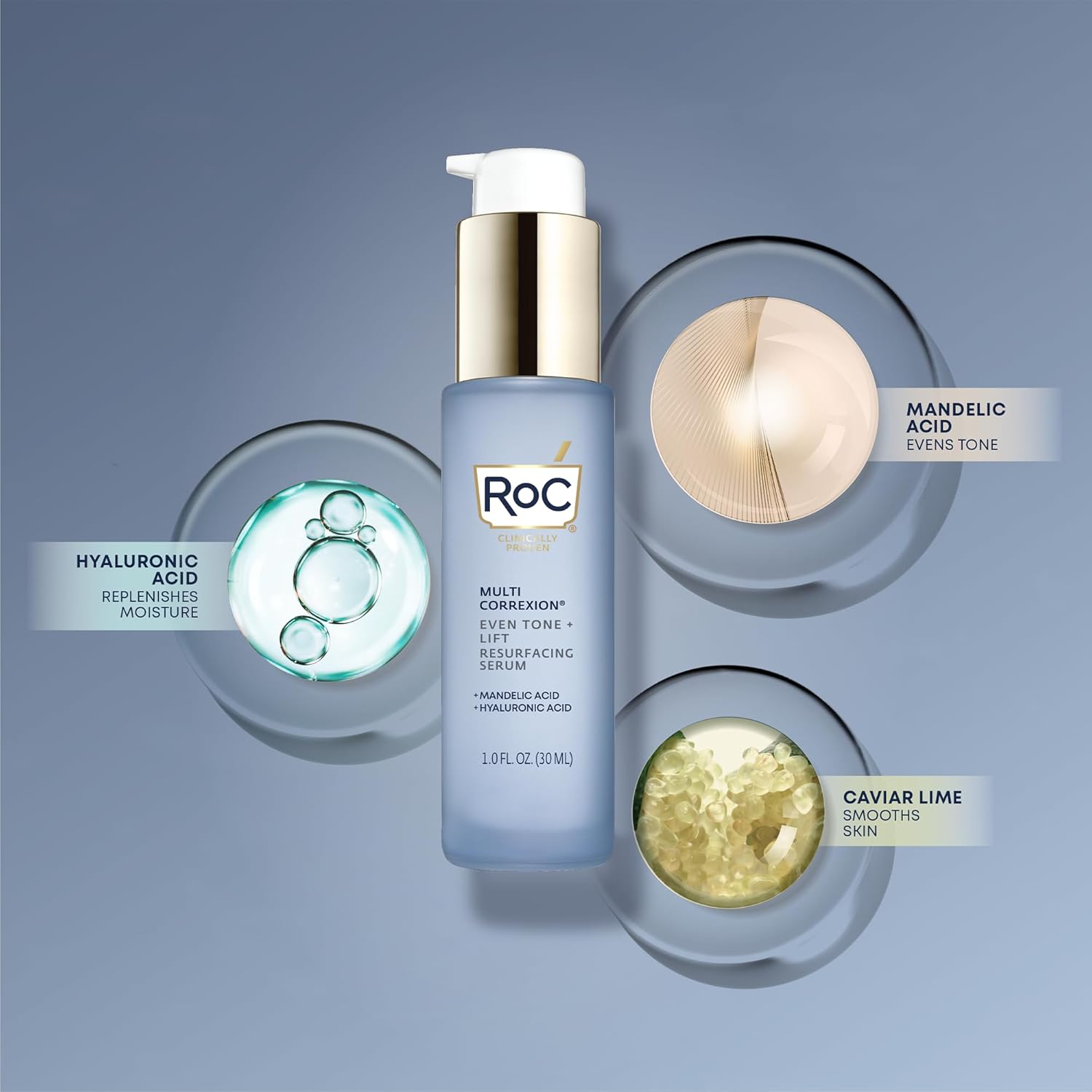 RoC Multi Correxion Even Tone + Lift Resurfacing Serum : Beauty & Personal Care