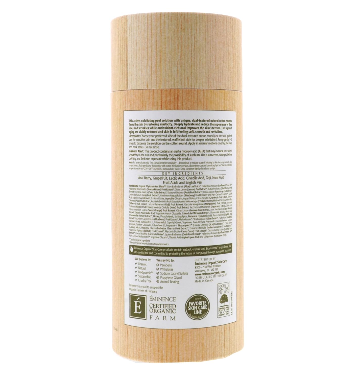 Eminence Firm Skin Acai Exfoliating Peel - 1.7Oz By Eminence Organic Skin Care : Beauty & Personal Care