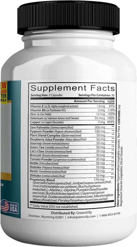 Super Alpha Saw Palmetto Prostate Advanced - Prostate Health Supplement For Men - Supports Urinary Tract Health, Reduces Urgency, And Improves Bladder Emptying (60, Men)
