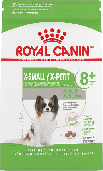 Royal Canin X-Small Adult 8+ Dry Dog Food, 2.5 Lb Bag