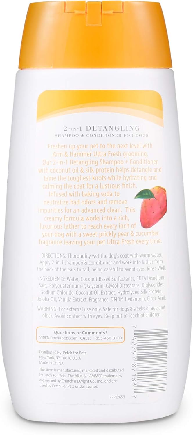 Arm & Hammer Ultra Fresh Deep Cleansing Shampoo With Charcoal & Rosemary