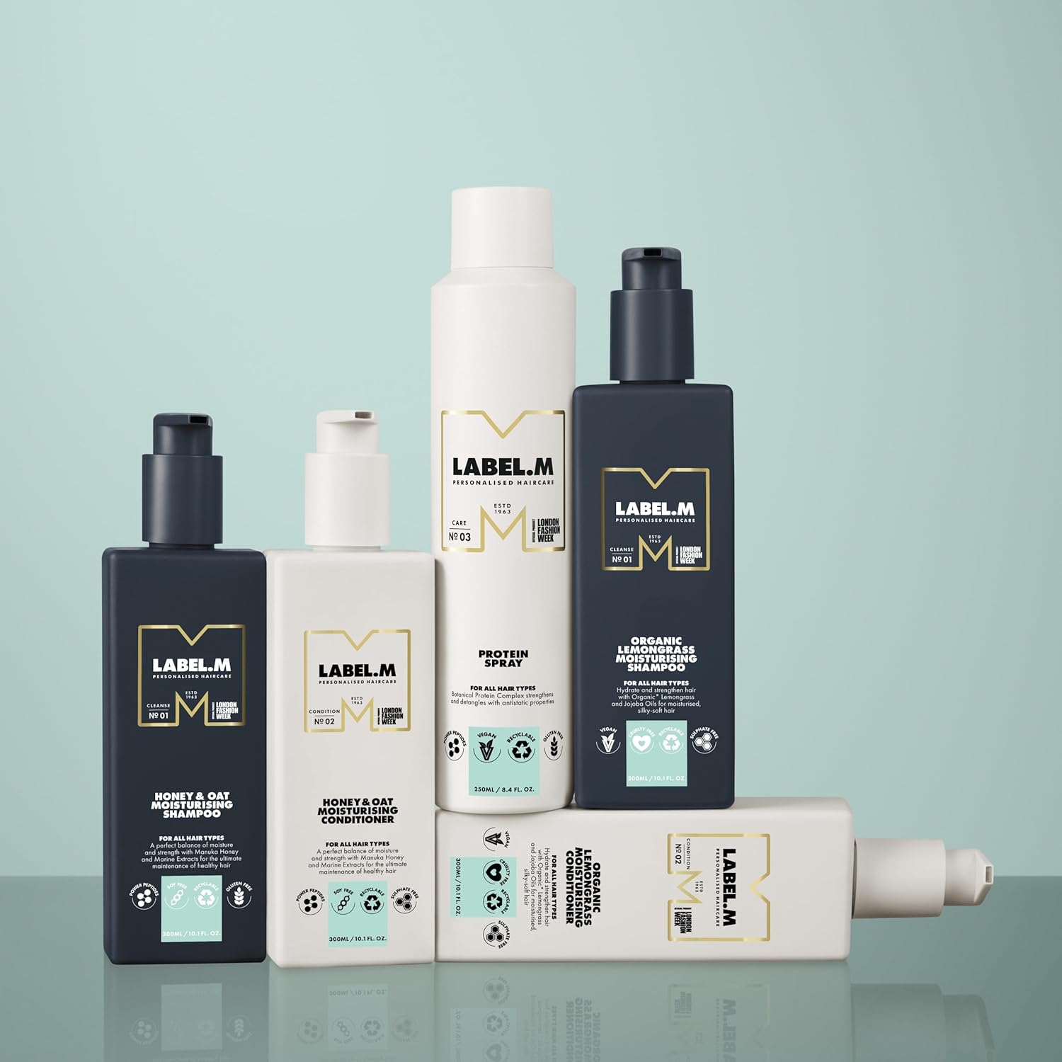LABEL.M Honey & Oat Moisturising Conditioner 300ml – With Recyclable Pump : Amazon.co.uk: Beauty