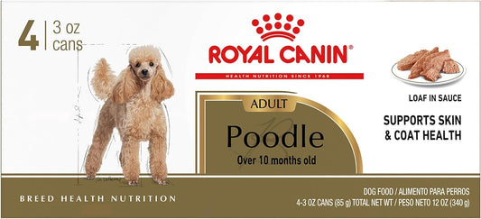 Royal Canin Poodle Adult Breed Specific Wet Dog Food, 3 oz. can