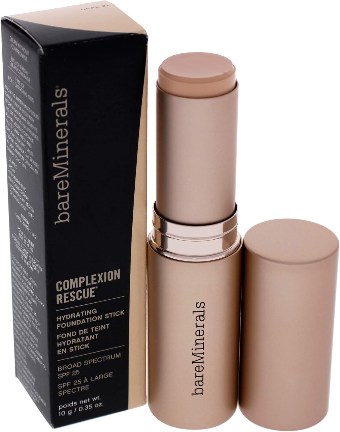 Complexion Rescue Hydrating Foundation Stick Spf 25-04 Suede By Bareminerals For Women - 0.35 Oz Foundation