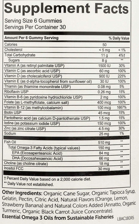 Smartypants, Multivitamin Complete Adult, 180 Gummies