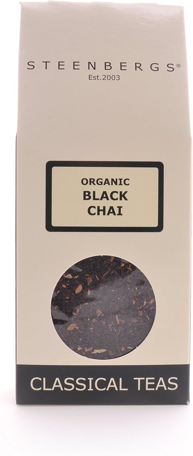 Steenbergs Organic Black Chai Tea Loose Leaf -100G