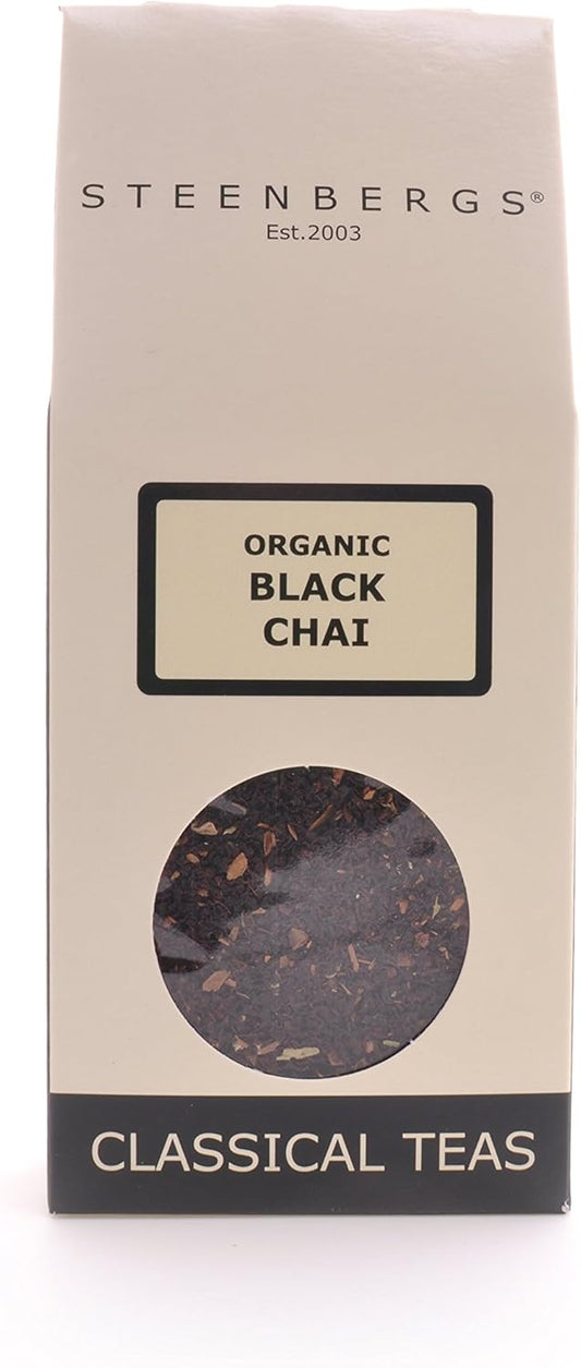 Steenbergs Organic Black Chai Tea Loose Leaf -100G
