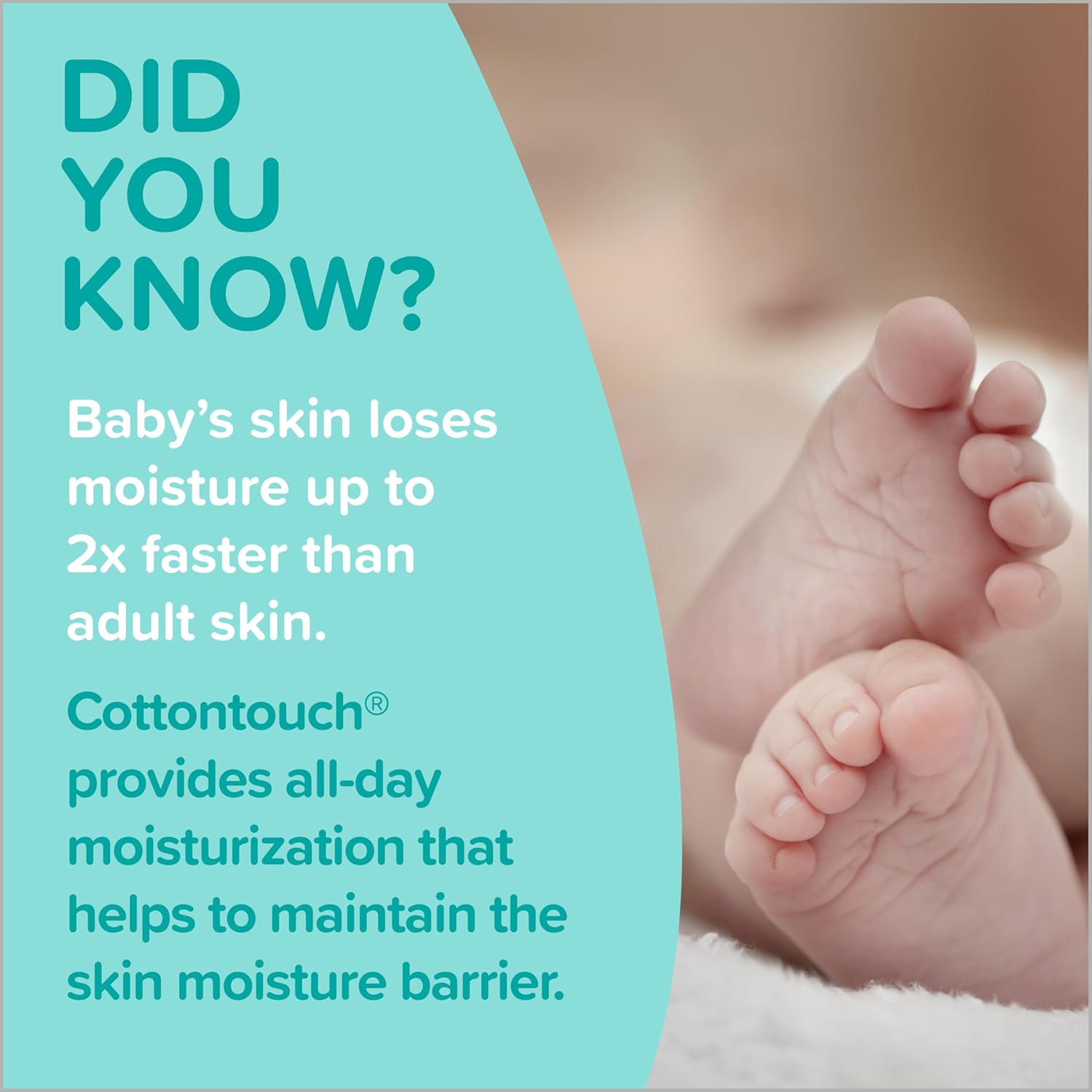 Johnson'S Cottontouch Newborn Baby Face And Body Lotion, Hypoallergenic Moisturization For Baby'S Skin, Made With Real Cotton, Paraben-Free, Sulfate-Free, Dye-Free, 27.1 Fl. Oz : Baby