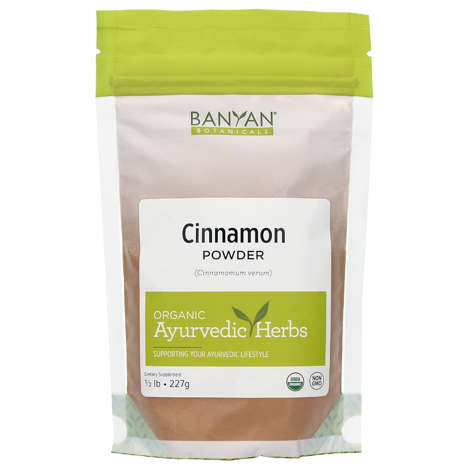 Banyan Botanicals Organic Ground Cinnamon Powder – Cinnamomum Verum – Delicious Cooking Spice That Supports Healthy Digestion, Circulation & More* – 1/2 Lb. – Non-Gmo Sustainably Sourced Vegan Ffl