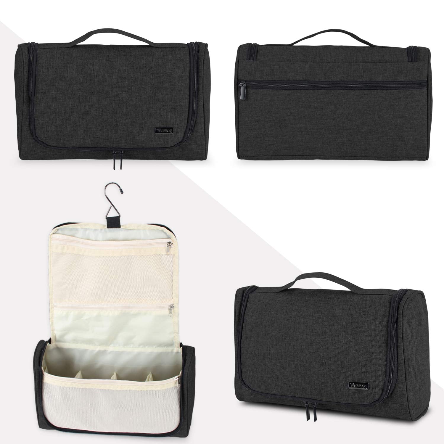 Teamoy Travel Storage Bag Compatible With Dyson Airwrap Styler, Portable Travel Organizer For Airwrap Styler And Attachments, Black