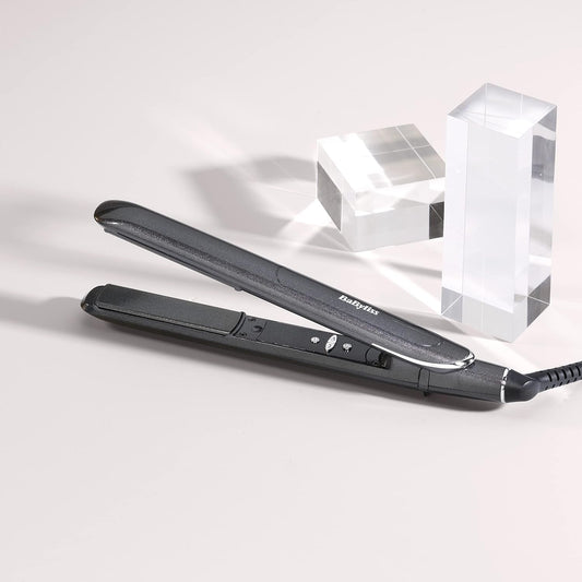 Babyliss Platinum Diamond 235 Hair Straighteners, Super Ionic, Ceramic Plates For Enhanced Smoothness & Shine, Memory Function, Ultra-Fast Heat Up, 10 Heat Settings Up To 235°C