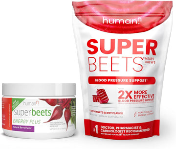 Humann Superbeets Energy Plus & Superbeets Heart Chews