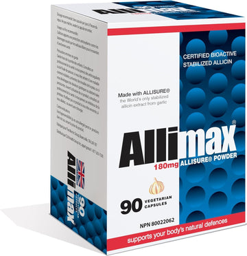 Allimax International Limited, Allimax 180 Mg 90 Vegcaps