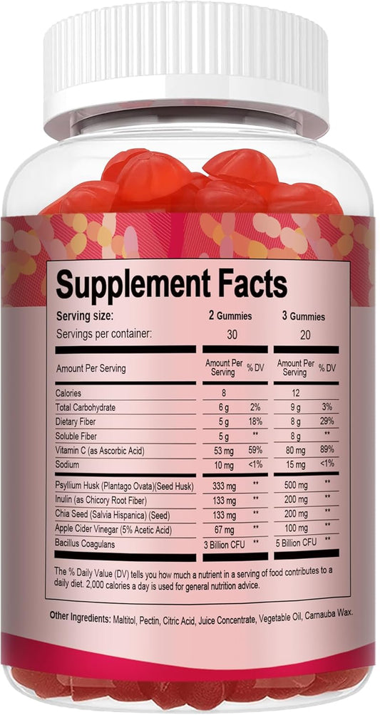 Fiber Gummies, Suger Free