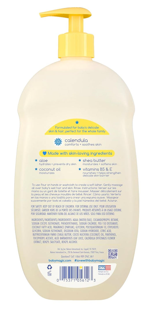 Baby Magic Moisturizing Hair & Body Wash | Specially Formulated For Baby'S Delicate Skin | Tear-Free | Calendula & Coconut | 30 Fl Oz