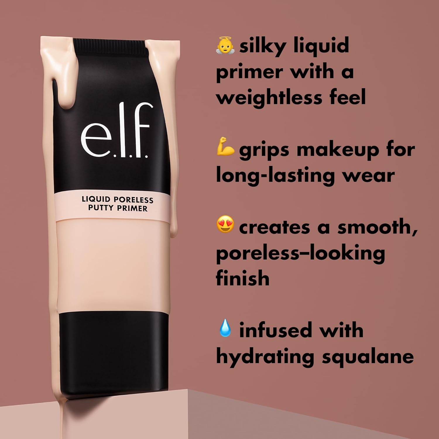e.l.f. Liquid Poreless Putty Primer, Hydrating Liquid Face Primer For A Smooth Complexion, Grips Makeup For Longwear, Vegan & Cruelty-free : Amazon.co.uk: Beauty