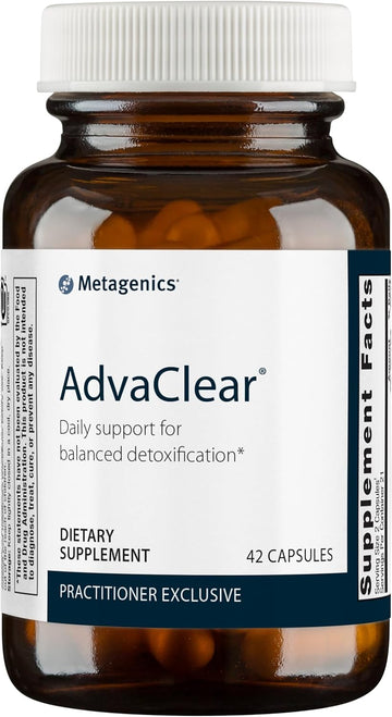 Metagenics Advaclear - Daily Support For Detoxification* - Detox Supplements* - With Vitamin B12, Pantothenic Acid & Zinc Citrate - 42 Capsules