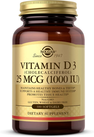 Vitamin D - 100 Softgels 1000 Iu