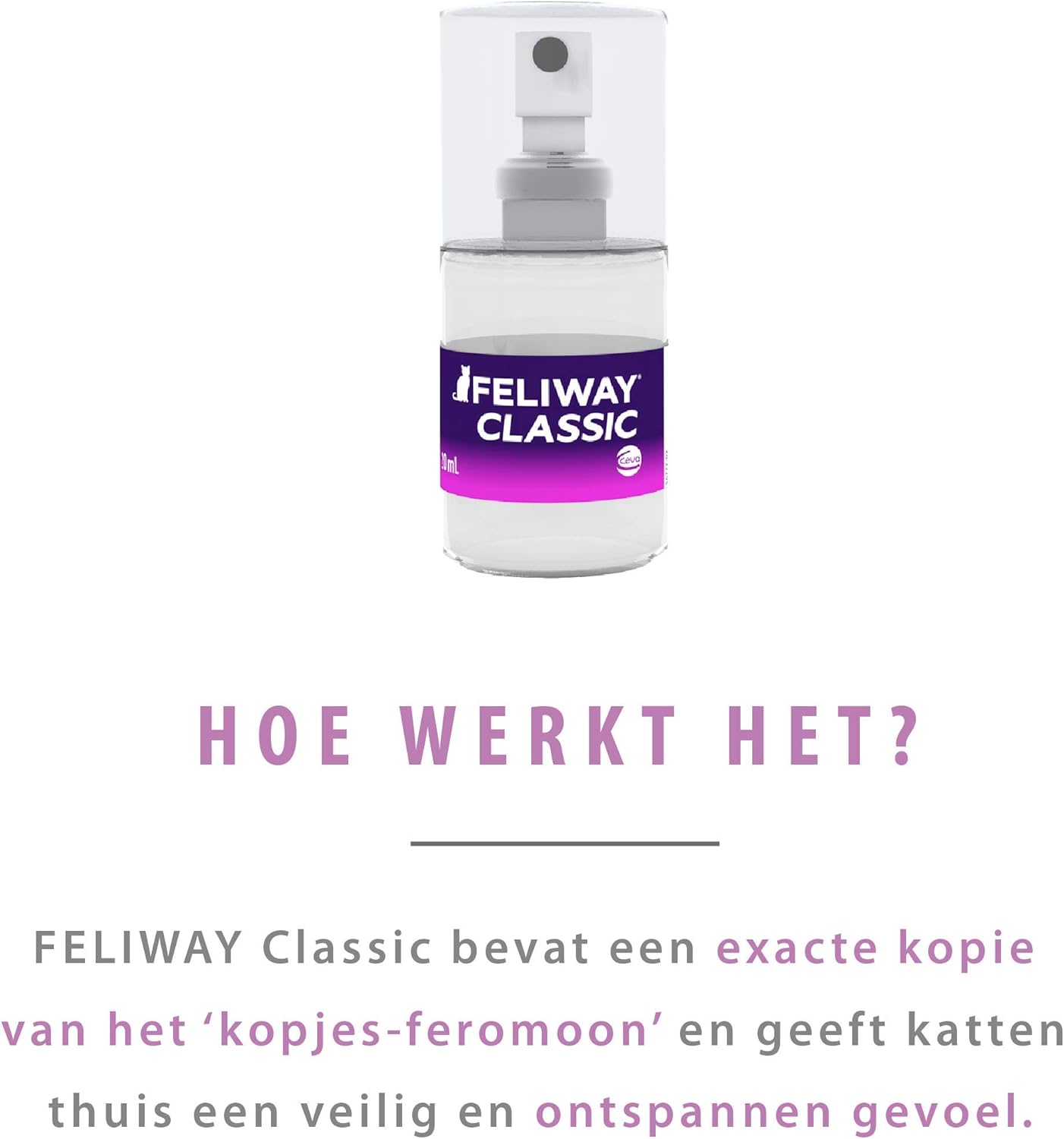 FELIWAY Classic Cat Calming Pheromone Travel Spray (20 mL) : Pet Supplies
