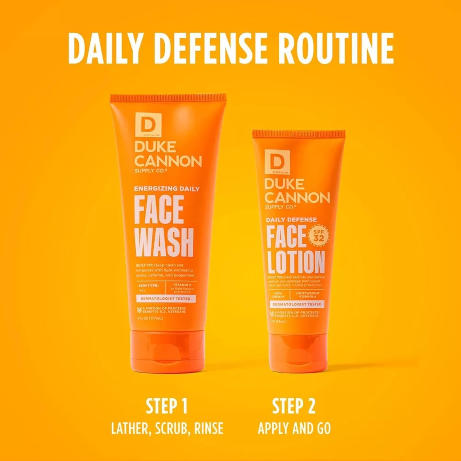 Duke Cannon Supply Co. Daily Defense Face Lotion Spf : Beauty & Personal Care