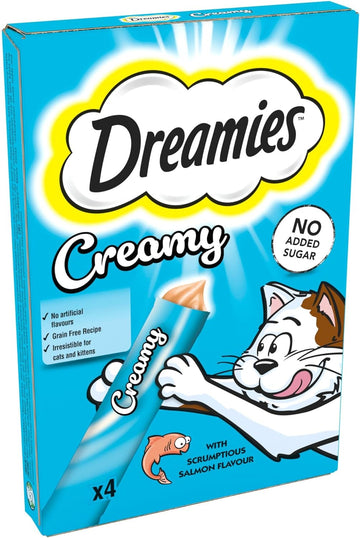 Dreamies Creamy Cat Treats with Salmon, 11 x 40 g?438633