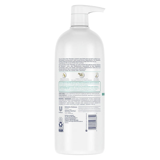 Dove Hair Therapy Shampoo For Dry Scalp Dry Scalp Care Hair Shampoo With Vitamin B3 33.8 Fl Oz