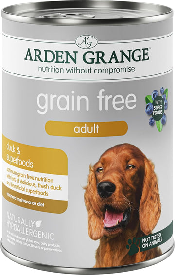 Arden Grange grain free adult duck & superfoods 6 x 395g