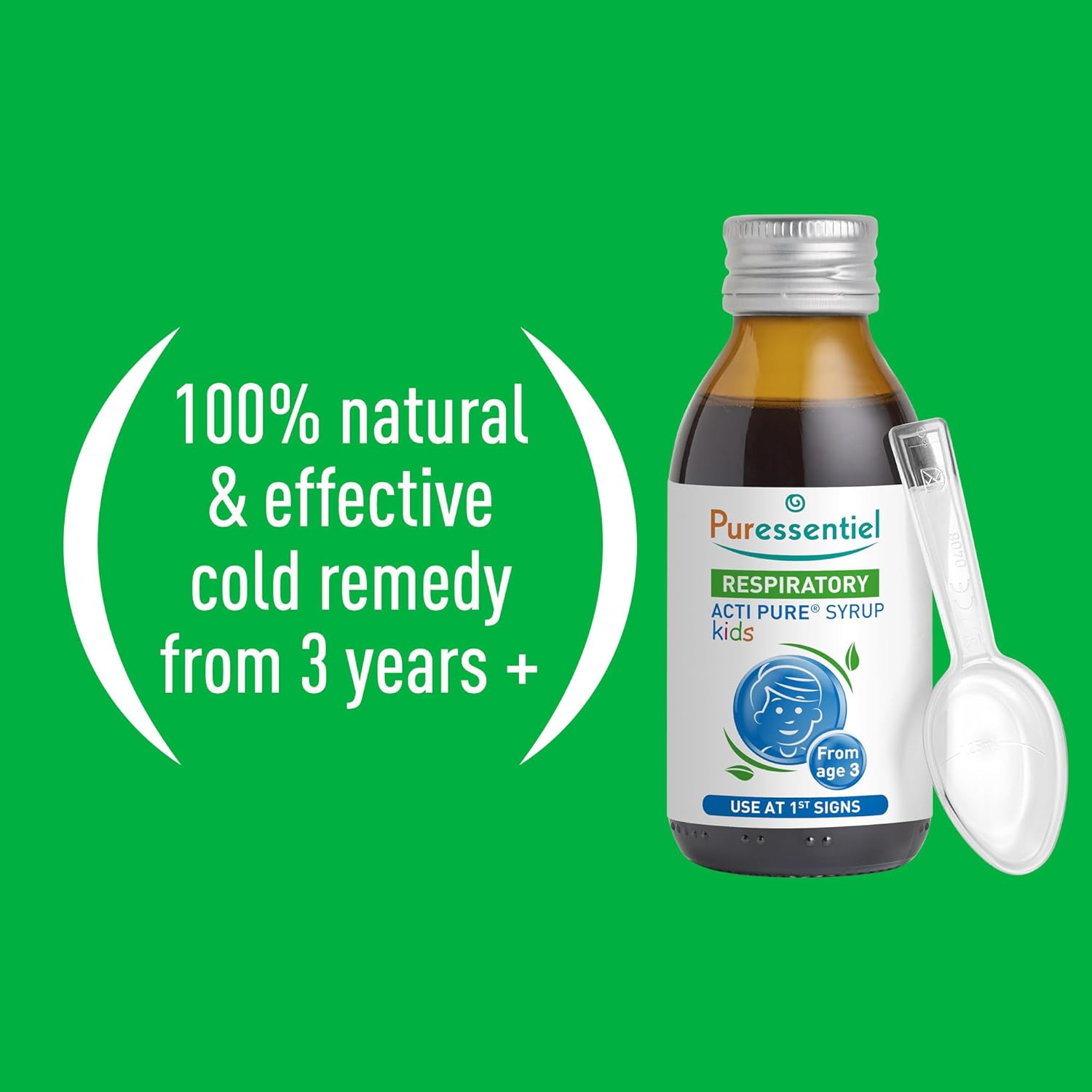 Puressentiel Acti Pure Kids Syrup 125ml – Colds & Sore Throat Syrup - Relieves sore throats immediately and decongestant - Supports kids immunity - 100% Natural Formula - Suitable for Children aged 3+ : Amazon.co.uk: Health & Personal Care