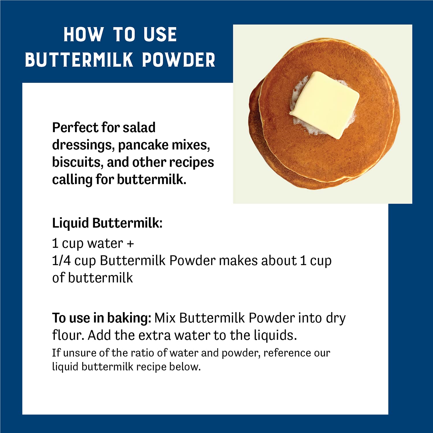 Judee’s Bulk Buttermilk Powder 40 lb (5lb Pack of 8) - 100% Non-GMO, Gluten-Free and Nut-Free - Perfect for Pancakes, Fried Chicken and Cornbread - Use in Baking or Cooking - Make Liquid Buttermilk