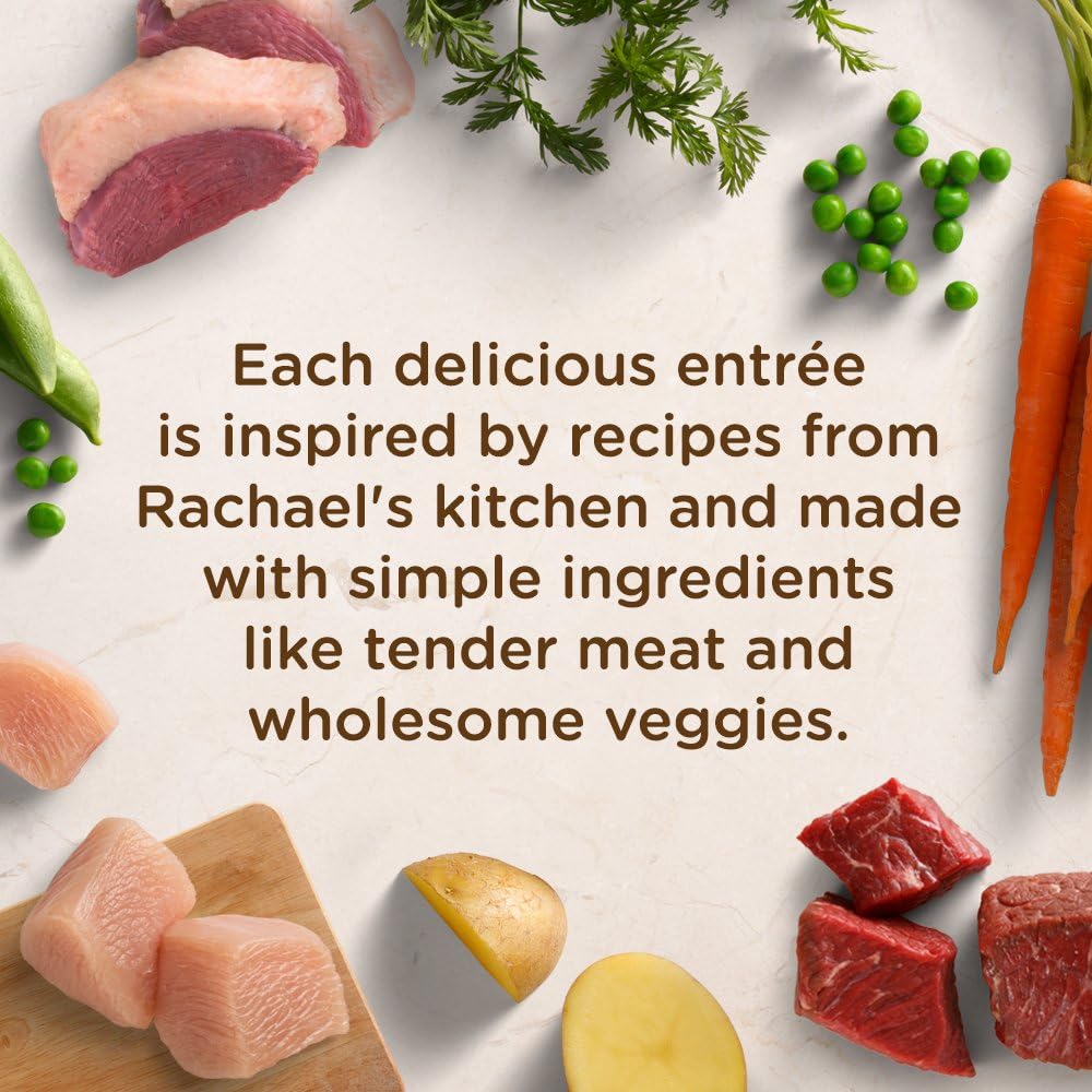 Rachael Ray Nutrish Premium Natural Wet Dog Food with Added Vitamins & Minerals, Hearty Beef Stew Recipe, 8 Ounce (Pack of 8) : Canned Wet Pet Food : Pet Supplies