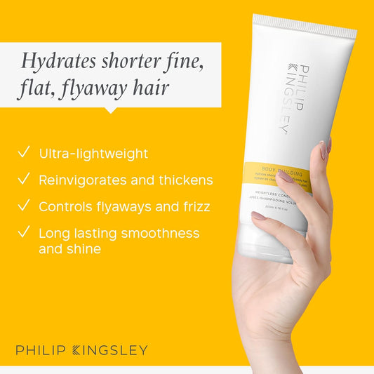 ‹Philip Kingsley - Body Building Conditioner 200 Ml Black