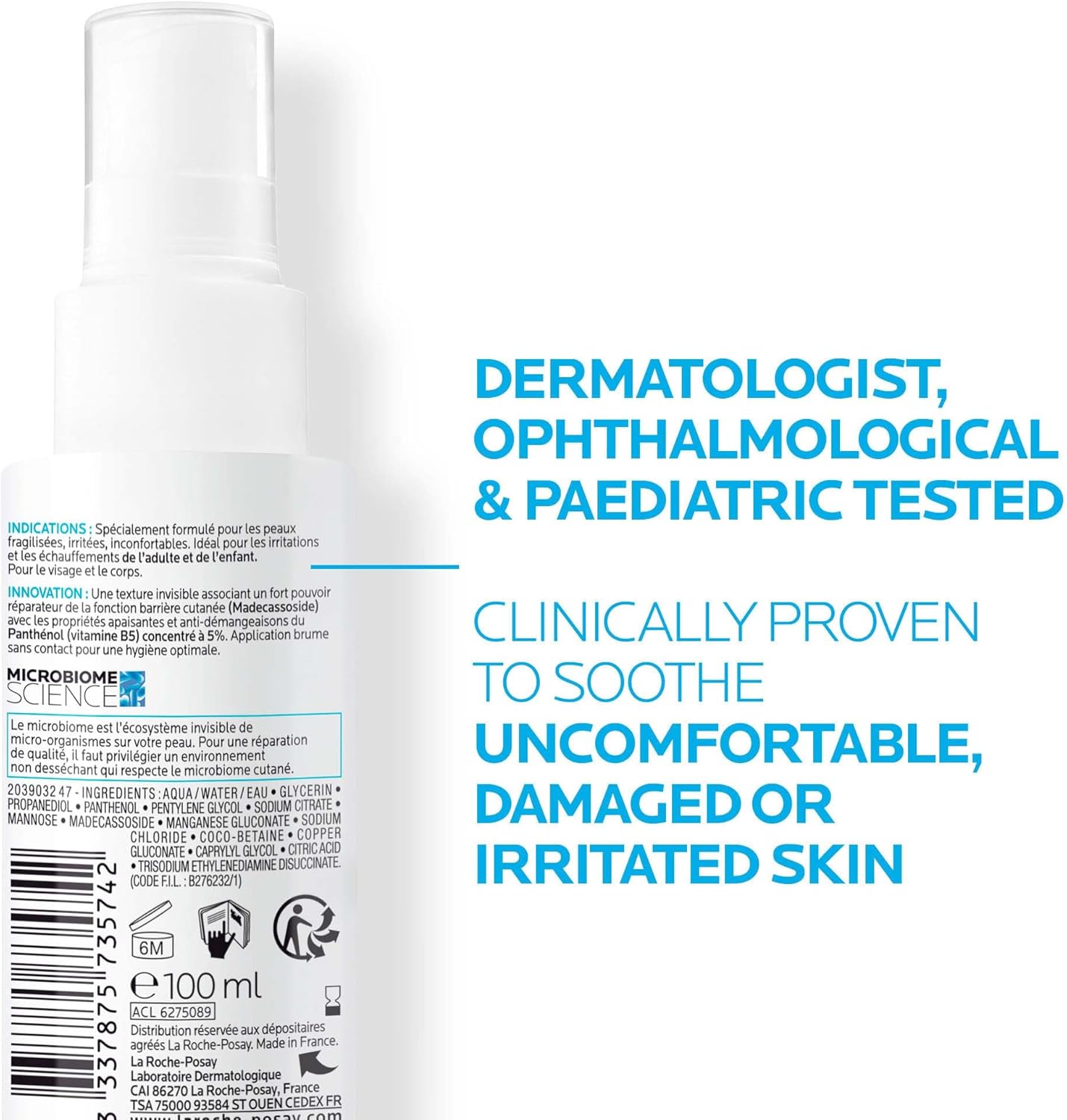 La Roche-Posay Cicaplast B5 Soothing Repairing Spray for Damaged Skin 100ml : Amazon.co.uk: Beauty