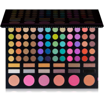 Shany Highly Pigmented Eye Makeup Palette, 120 Matte Shimmer Metallic Eyeshadow Pallet With Long Lasting And Blendable Natural Colors - Classic Neon