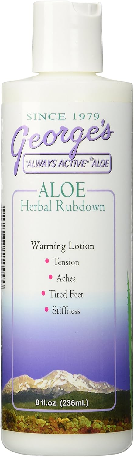 George'S Aloe Vera Herbal Rubdown - 8 Fl Oz, 8 Ounce : Beauty & Personal Care