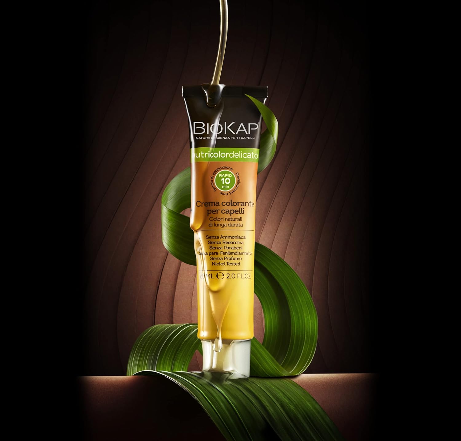 Biokap Nutricolor Premium Balm Conditioner 200 Ml For Coloured Hair - Vegetable Active Ingredients - Organic Argan Oil - Willow Extract - Rosemary - Eucalyptus - Vegan